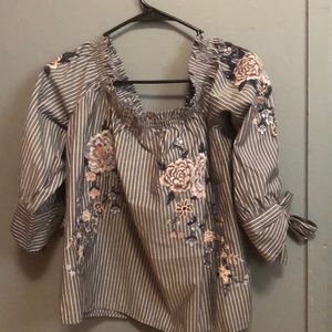 American Eagle Outfitters Tops - off the shoulder top American Eagle Outfitters Tops - off the shoulder top